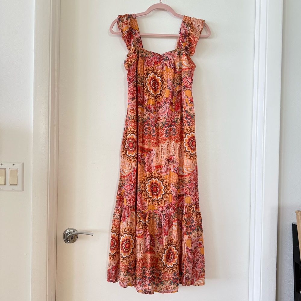 3/$30 Knox Rose Boho Patchwork Maxi Dress – XS
